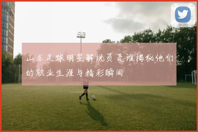 山东足球明星解说员是谁揭秘他们的职业生涯与精彩瞬间